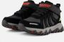 Skechers Rugged Ranger Storm Trail Jongens Sneakers Zwart Rood - Thumbnail 14
