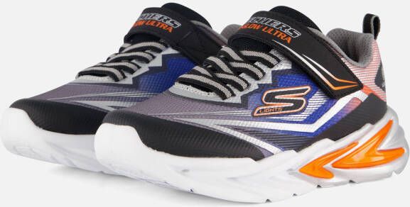 Skechers S Lighs Flex-Glow Ultra jongens sneaker Zwart multi