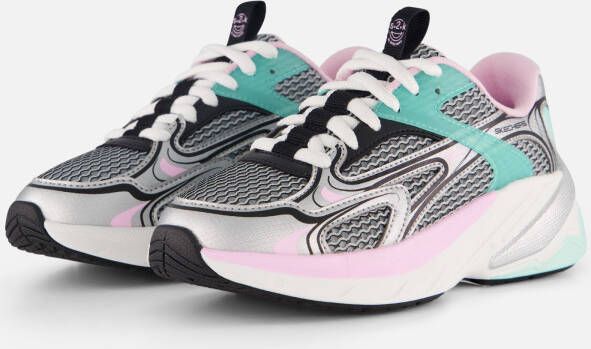 Skechers S2K Sneakers zilver Synthetisch Dames