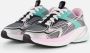 Skechers S2K Sneakers zilver Synthetisch Dames - Thumbnail 2