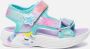 Skechers Unicorn Dreams sandalen blauw roze Meisjes Textiel Dierenprint 30 - Thumbnail 3