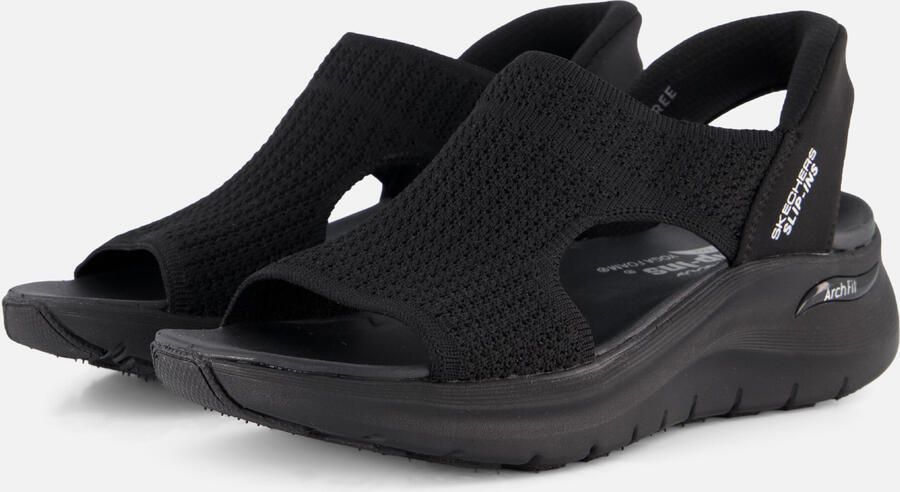 Skechers Arch Fit 2.0 Sandalen zwart Textiel - Foto 2