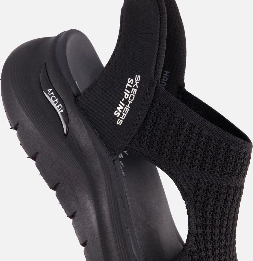 Skechers Arch Fit 2.0 Sandalen zwart Textiel - Foto 3