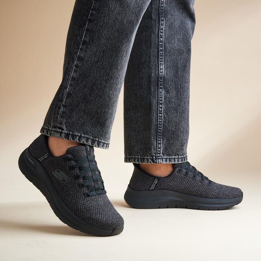 Skechers Slip-on sneakers ARCH FIT 2.0-LOOK AHEAD Slipper vrijetijdsschoen met voorgevormde Arch Fit binnenzool