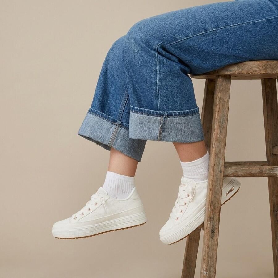 Skechers Comfortabele Witte Arch Fit Arcade Vegan Instapper White Dames - Foto 2