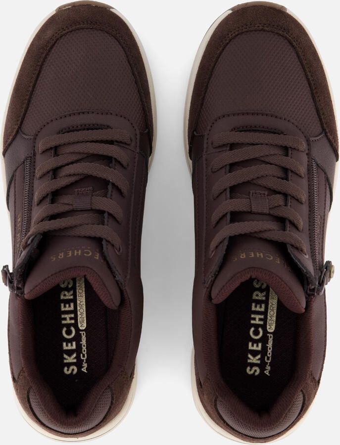 Skechers BILLION FLEX LUXE UP Dames Veterschoenen Chocolate - Foto 2