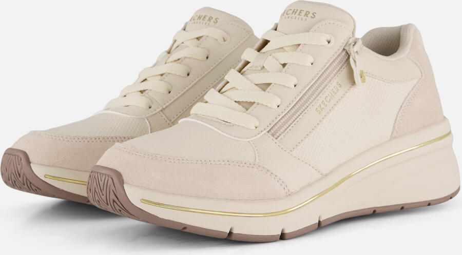 Skechers Billion Flex Luxe Up Sneakers wit Leer - Foto 3