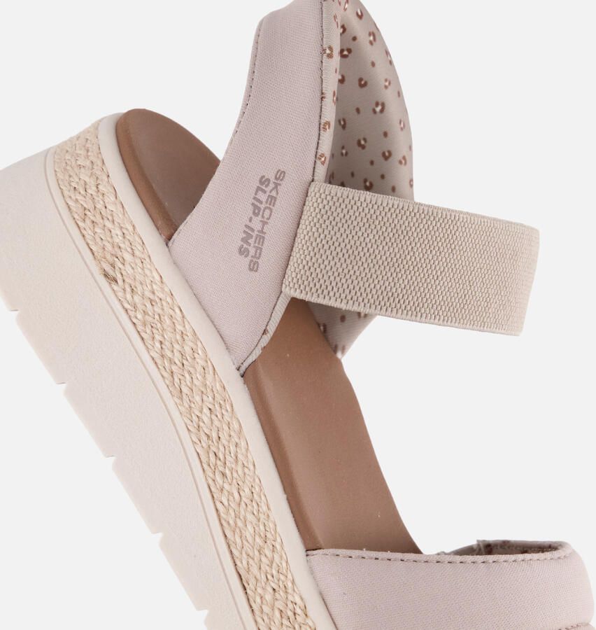 Skechers Sandalen BOBS SUN RAY wig sandaal sandalette plateausandaal met plush foam - Foto 2