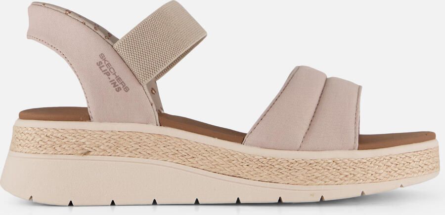 Skechers Sandalen BOBS SUN RAY wig sandaal sandalette plateausandaal met plush foam - Foto 4