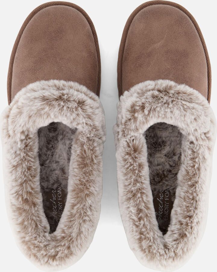 Skechers Cozy Up Pantoffels taupe Synthetisch Dames - Foto 2