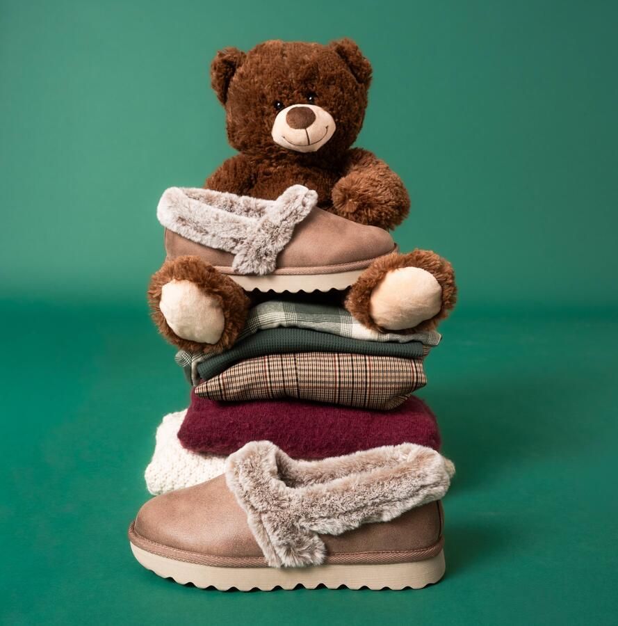 Skechers Cozy Up Pantoffels taupe Synthetisch Dames - Foto 3