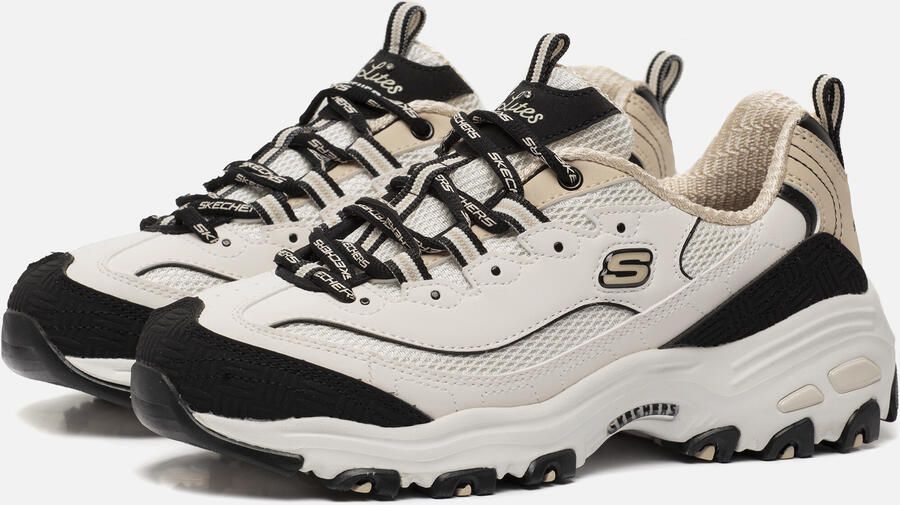 Skechers D Lites Retro Rewind Sneakers Dames Beige - Foto 4