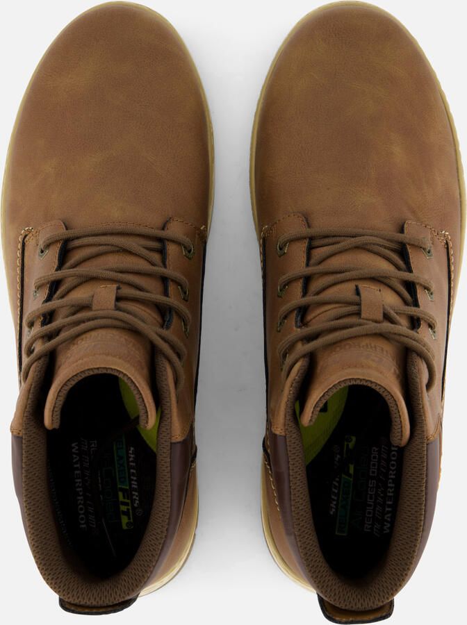 Skechers Relaxed Fit: Garlan Deno Veterschoenen Hoog cognac - Foto 3