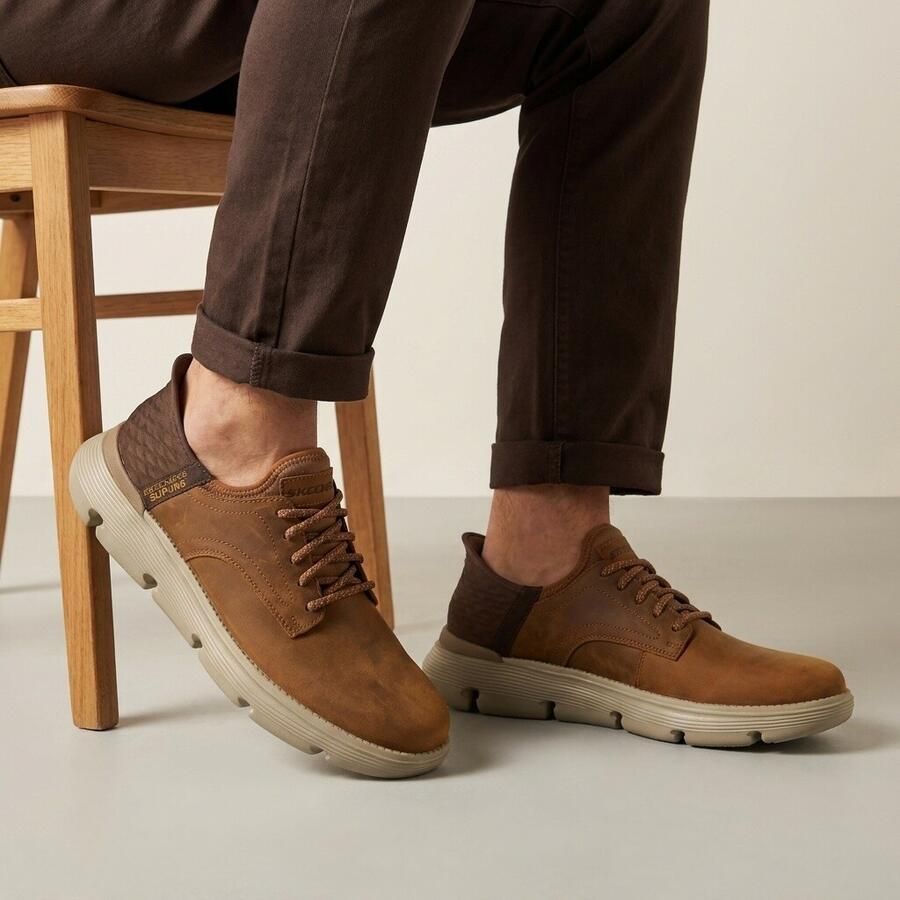 Skechers Hands Free Slip-ins Garza heren instapschoen Cognac - Foto 2