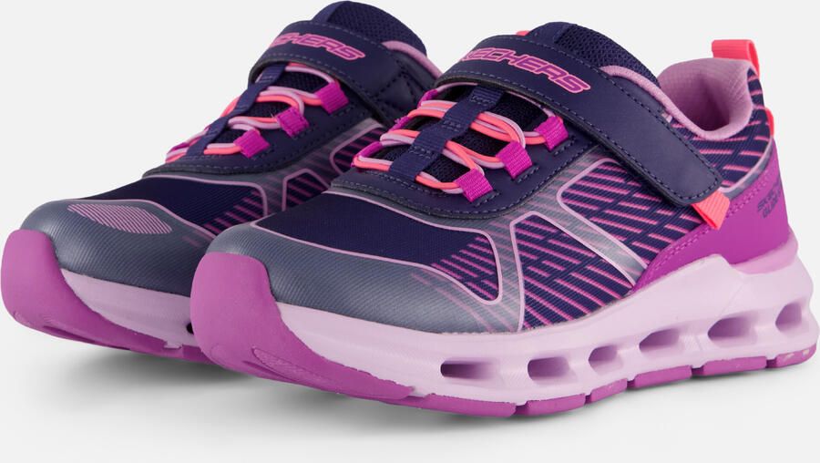 Skechers GLIDE-STEP + SPRINT LINES Meisjes Instappers Donkerblauw Multi - Foto 4