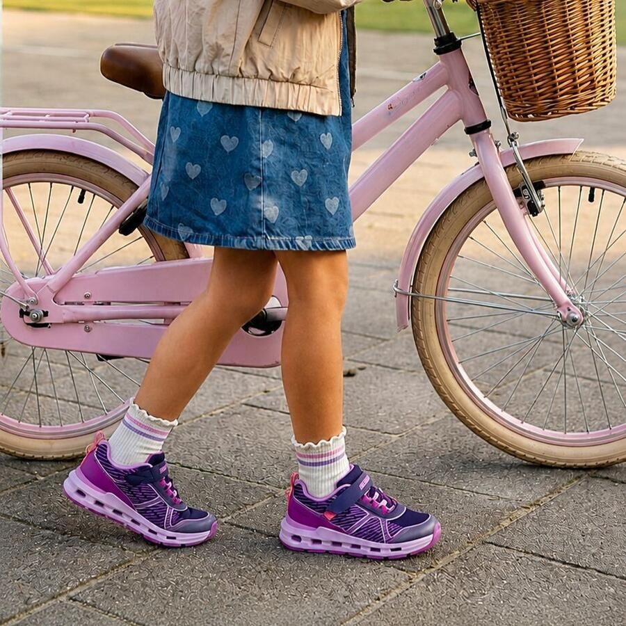 Skechers Glide Step Sprint Lines Sneakers Meisjes Paars - Foto 6