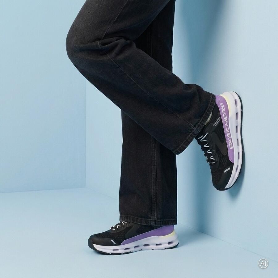 Skechers Slip-Ins Glide-Step Vista Lane Sneakers Dames Zwart