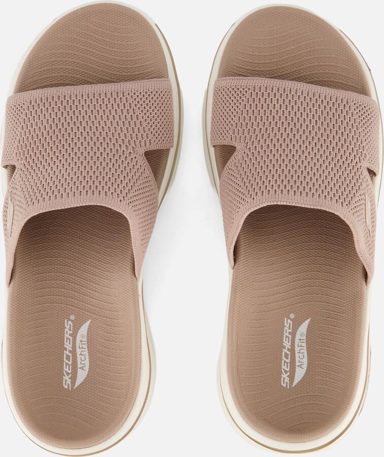 Skechers Go Walk Arch fit 2.0 Slippers beige - Foto 4