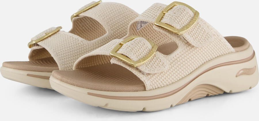 Skechers Go Walk Arch fit 2.0 Slippers beige