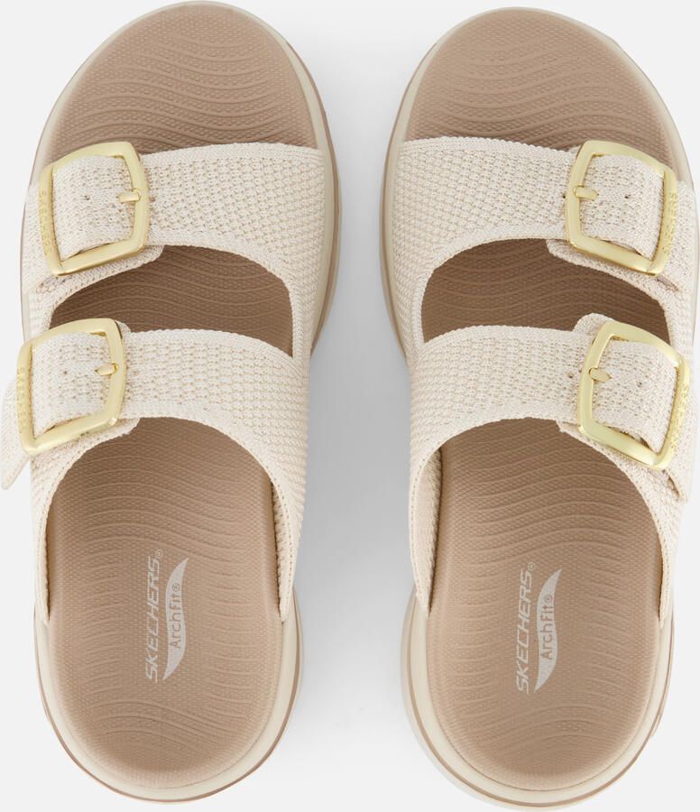 Skechers Go Walk Arch fit 2.0 Slippers beige - Foto 3