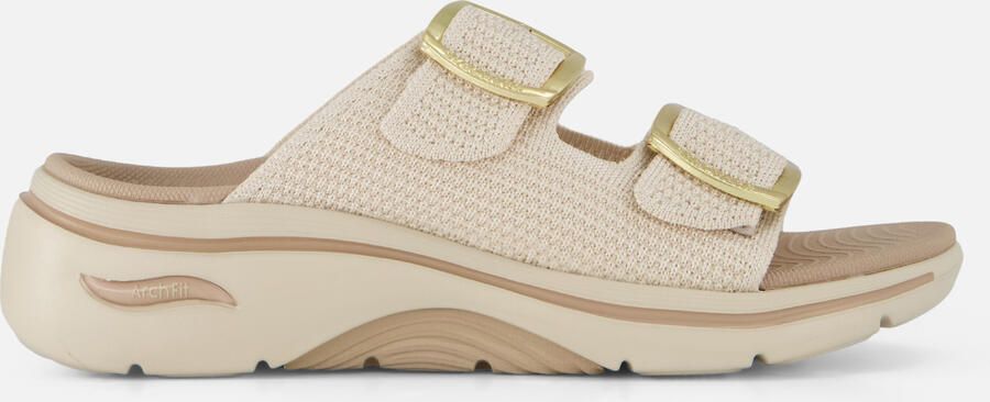 Skechers Go Walk Arch fit 2.0 Slippers beige - Foto 5