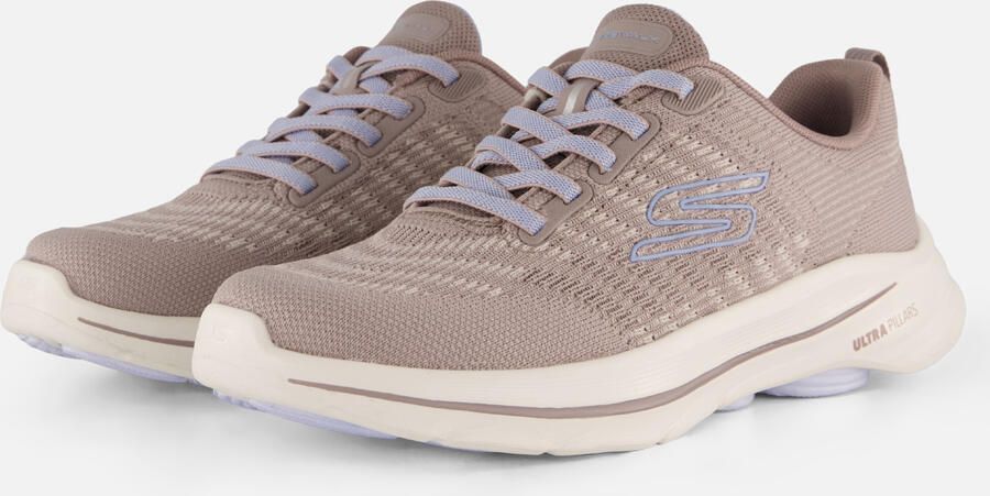 Skechers Go Walk Britt Sneakers taupe Textiel