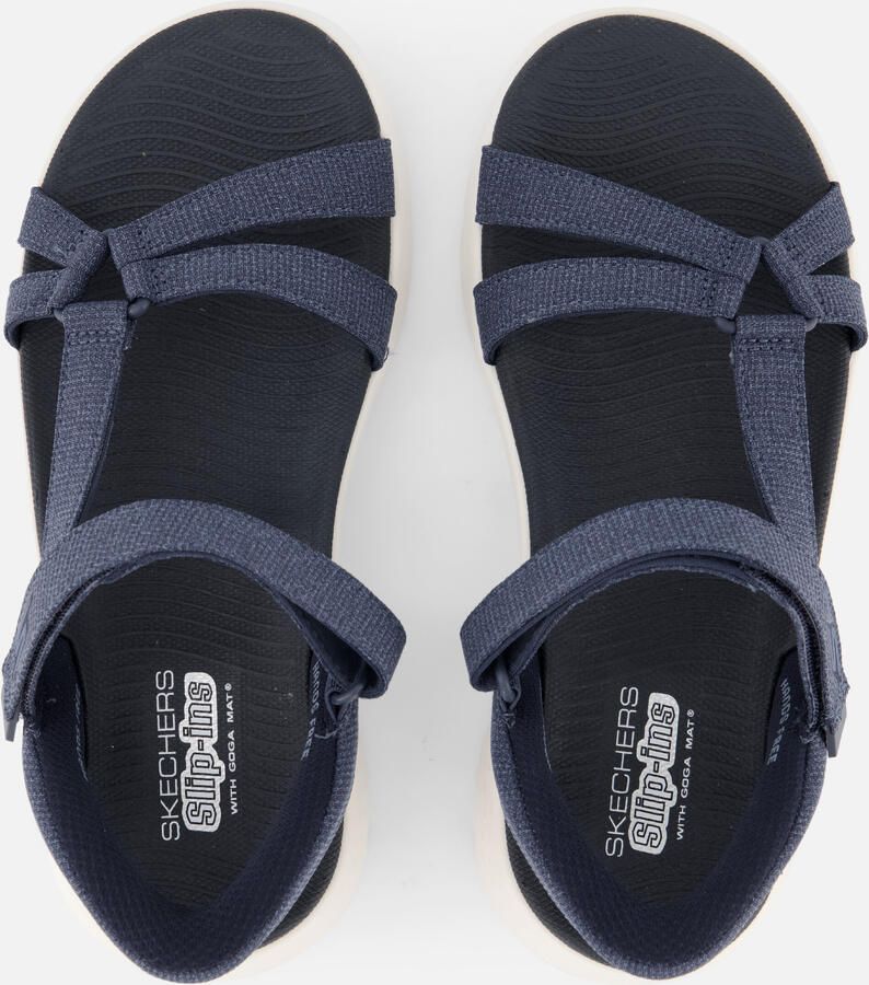 Skechers Sandalen GO WALK FLEX SANDAL-ILLUMINATE sandalette trekking sandaal met gogo mat voetbed - Foto 3