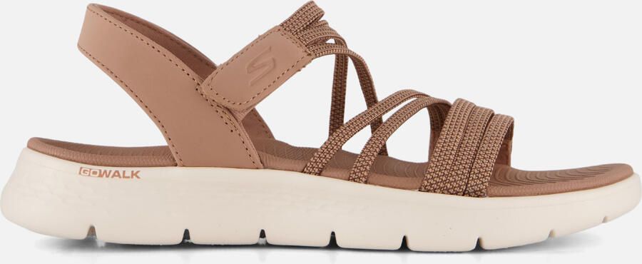 Skechers Sandalen GO WALK FLEX SANDAL instapschoen zomerschoen plateausandaal met goga mat voetbed - Foto 5