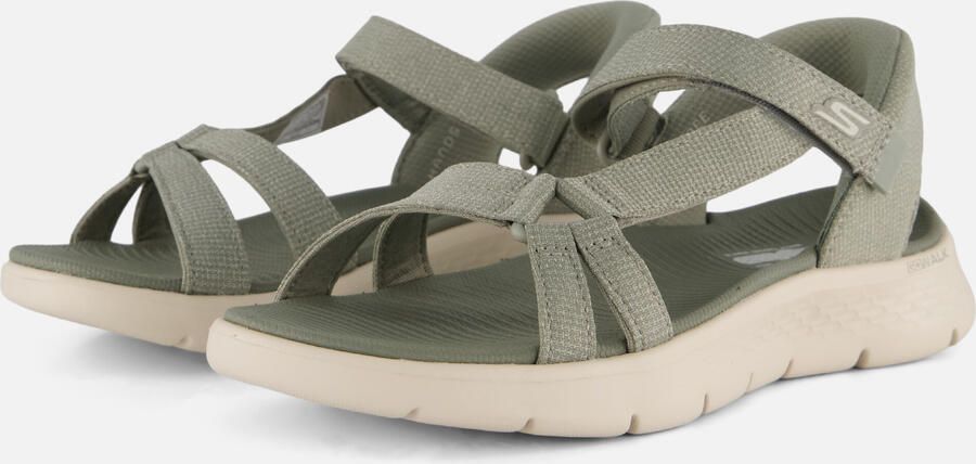 Skechers GO WALK FLEX SANDAL ILLUMIN Dames Instappers Sage