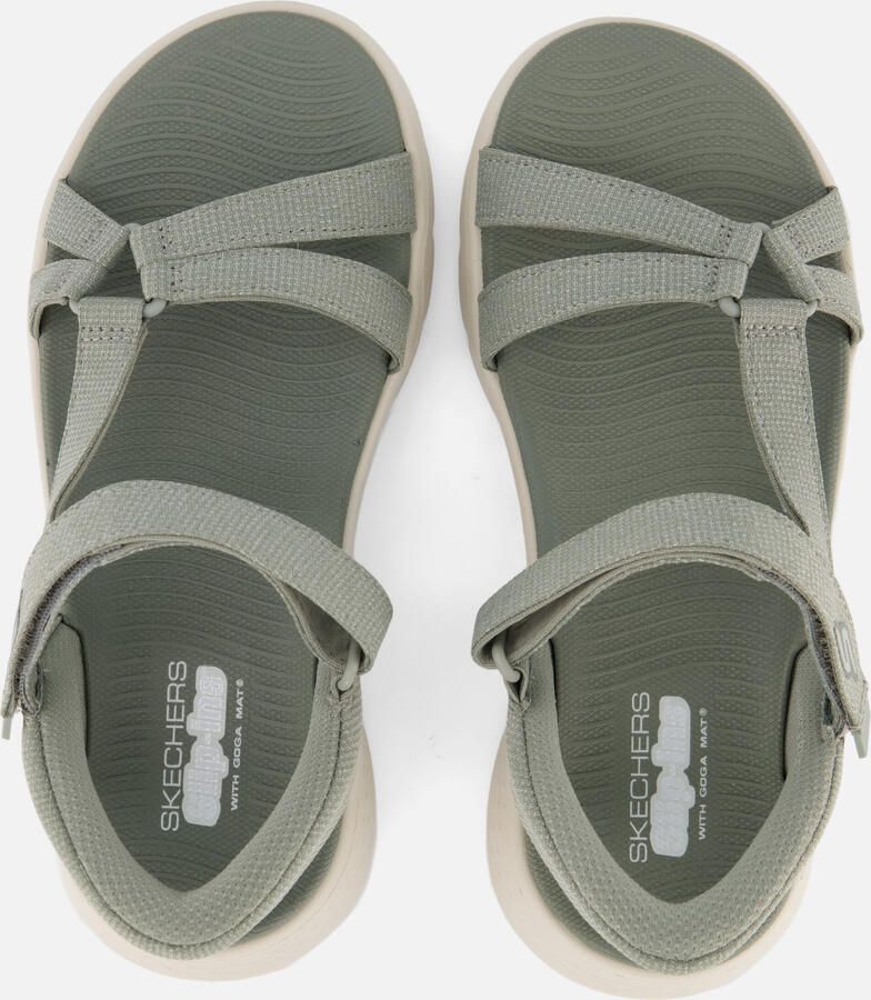 Skechers GO WALK FLEX SANDAL ILLUMIN Dames Instappers Sage - Foto 3