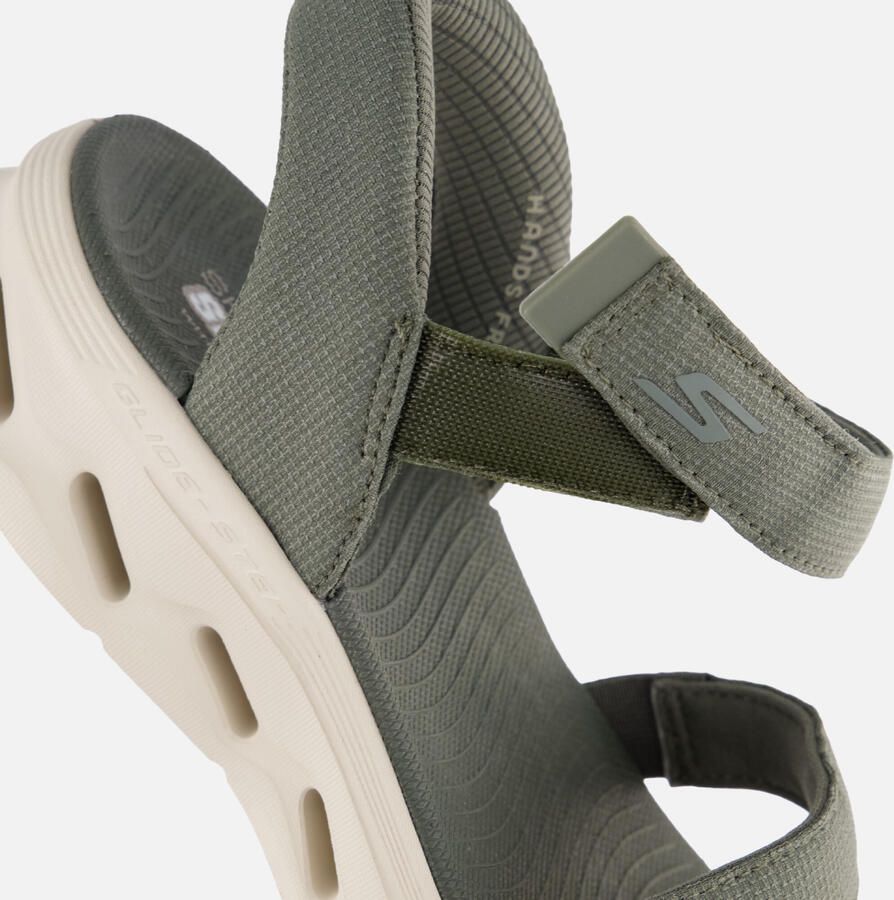 Skechers GO WALK GLIDE-STEP 2.0 SANDAL Dames Slippers Olijf - Foto 2