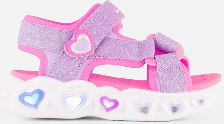 Skechers HEART LIGHTS SANDALS-SUGAR SP Meisjes Sandalen Lavendel - Foto 4