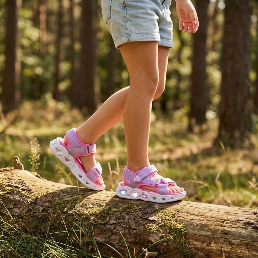 Skechers HEART LIGHTS SANDALS-SUGAR SP Meisjes Sandalen Lavendel