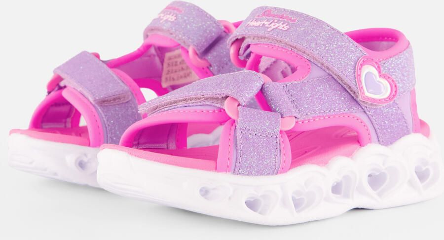Skechers HEART LIGHTS SANDALS-SUGAR SP Meisjes Sandalen Lavendel - Foto 4