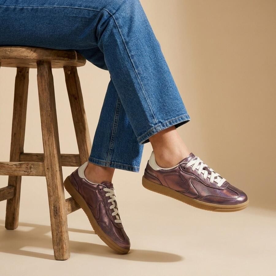 Skechers Hotspot True Iridescance Sneakers brons Dames - Foto 2