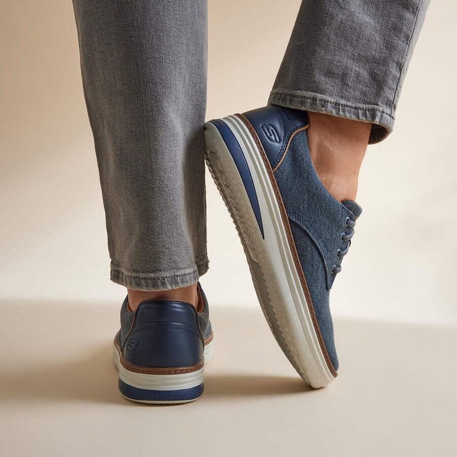 Skechers Sneakers HYLAND-RATNER zomerschoen veterschoen in vegan uitvoering