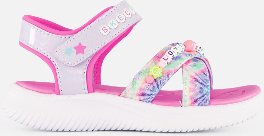 Skechers Jumpsters Tie Dye Sandalen paars Textiel - Foto 4