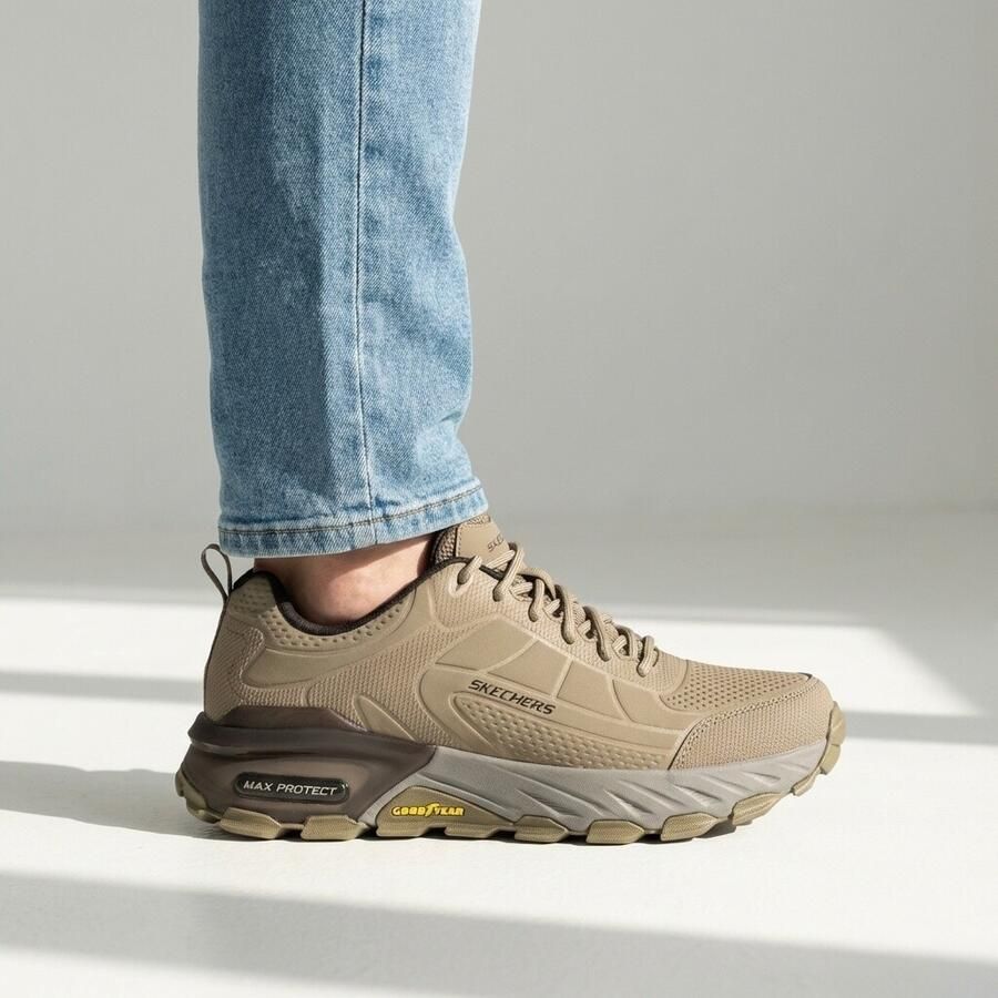 Skechers Max Protect Ironguard Taupe Black Wandelschoenen Heren - Foto 2