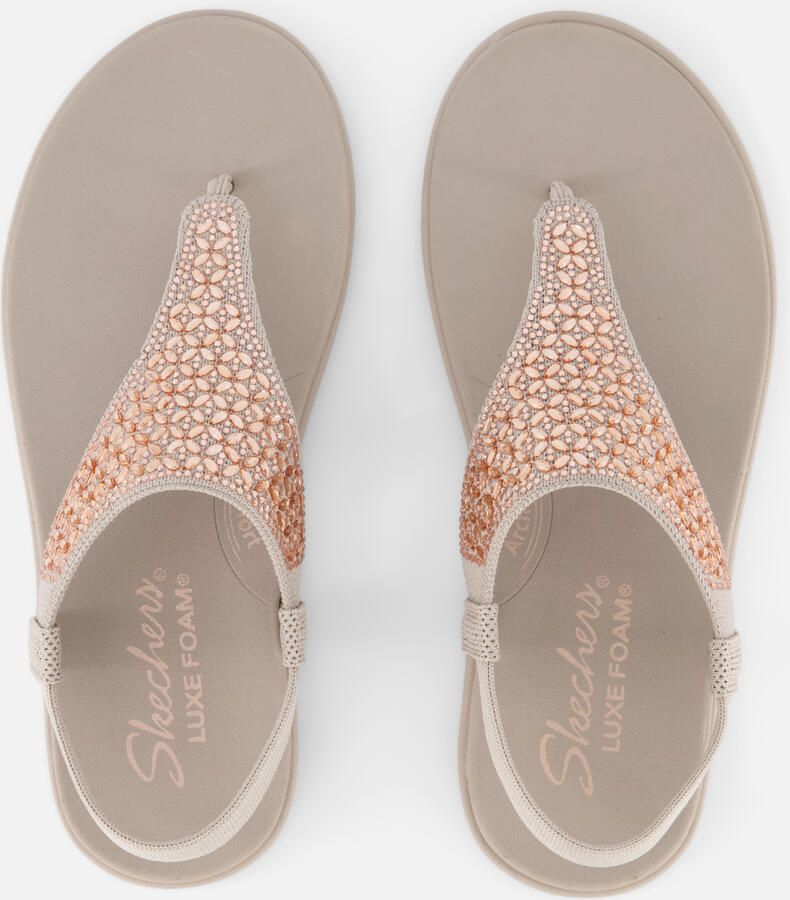 Skechers MEDITATION LUXE-MODERN EVENT Dames Sandalen Taupe - Foto 3