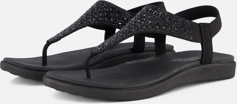 Skechers MEDITATION LUXE-MODERN EVENT Dames Slippers Zwart