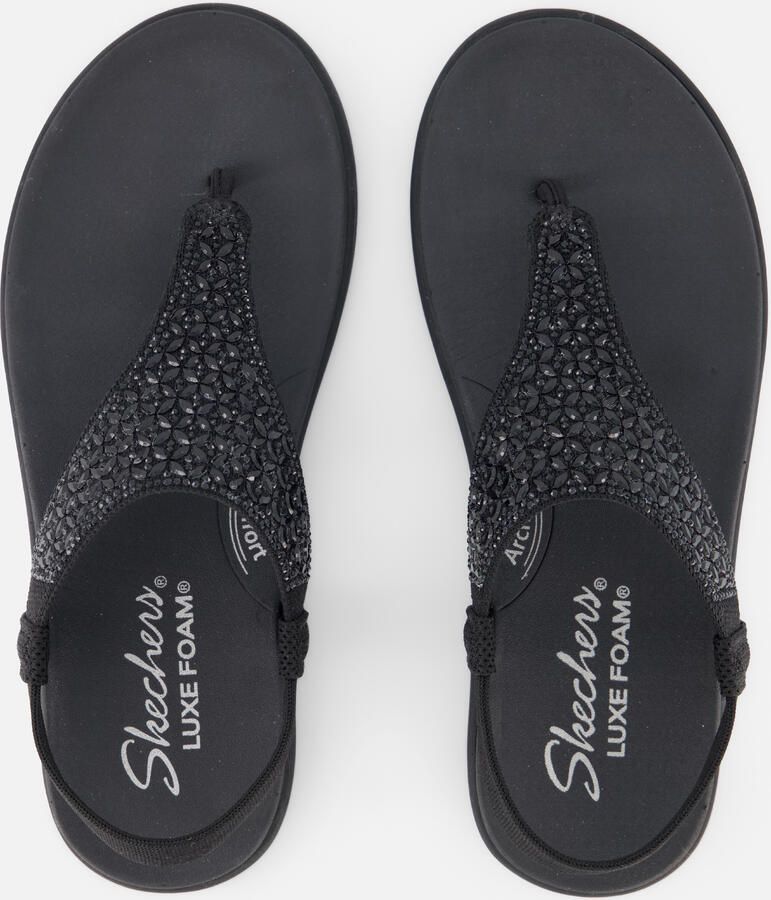 Skechers MEDITATION LUXE-MODERN EVENT Dames Sandalen Zwart - Foto 3