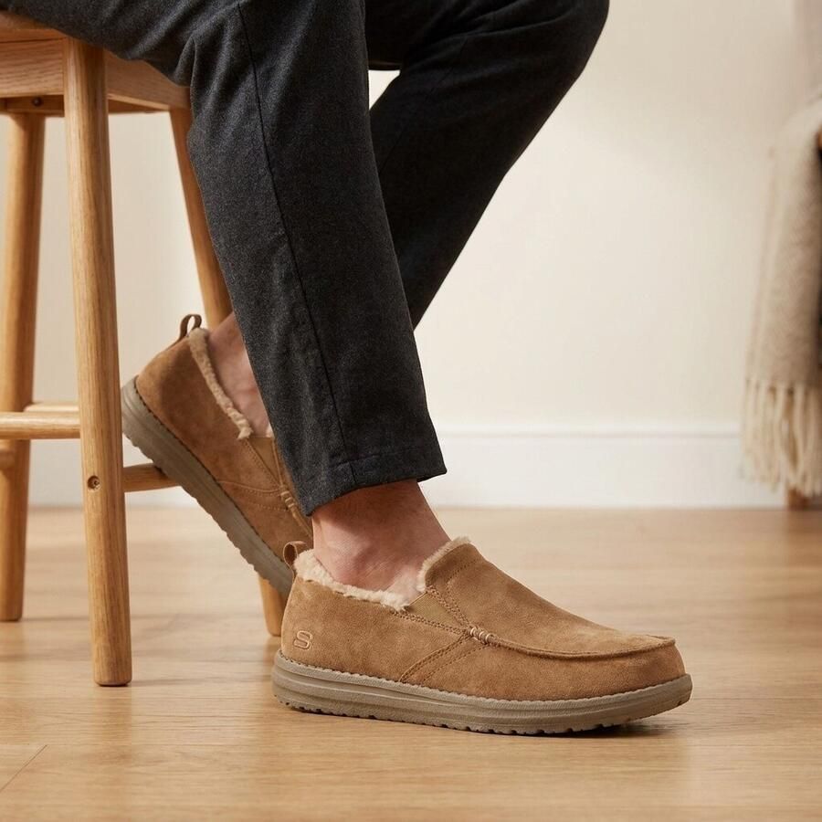 Skechers Melson Willmore Pantoffels cognac