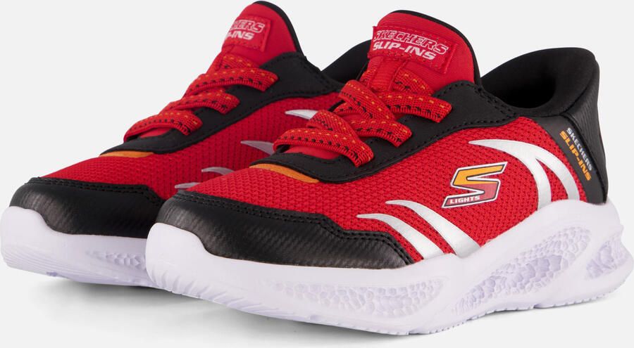 Skechers Meteor Lights Slip-ins Sneakers rood - Foto 4
