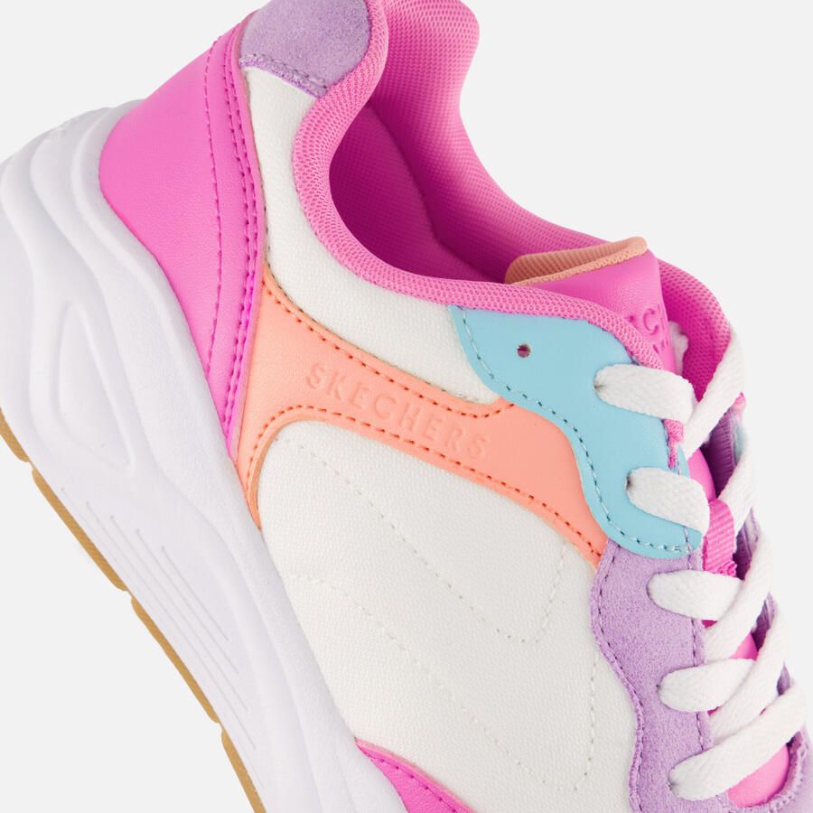 Skechers NOVA JOGGER COLOR CLASSIC Meisjes Sneakers Wit - Foto 2