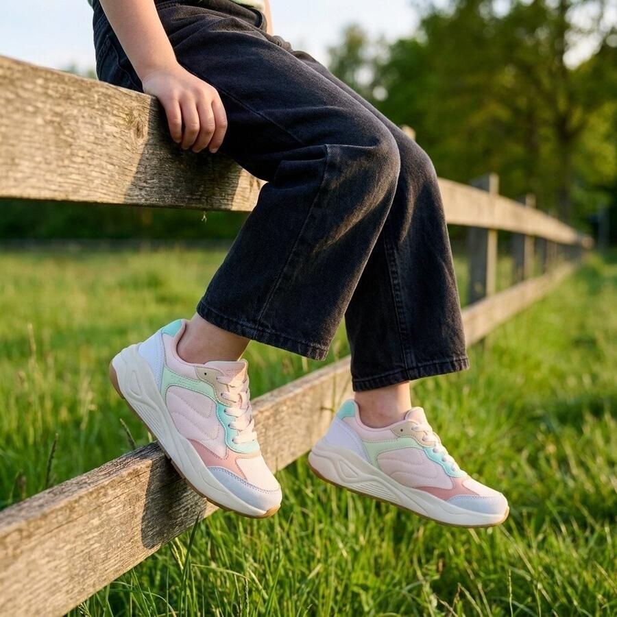 Skechers NOVA JOGGER COLOR CLASSIC Meisjes Sneakers Roze