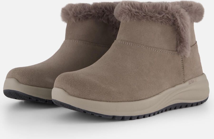 Skechers on the go stellar enkellaarsjes taupe