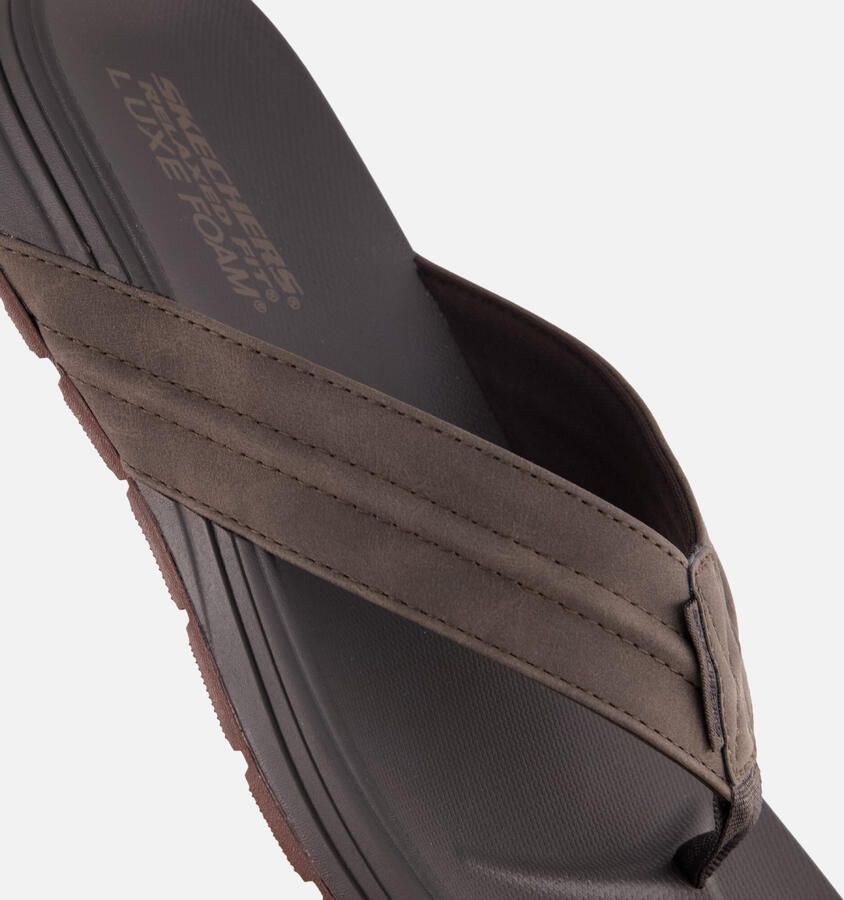 Skechers Teenslippers PATINO-MARLEE zomerschoen slippers badschoen zwemschip met zachte tussenstuk voor de tenen - Foto 8