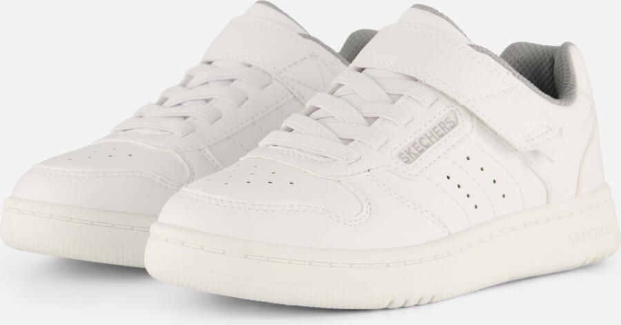 Skechers Quick Street jongens sneakers wit Uitneembare zool