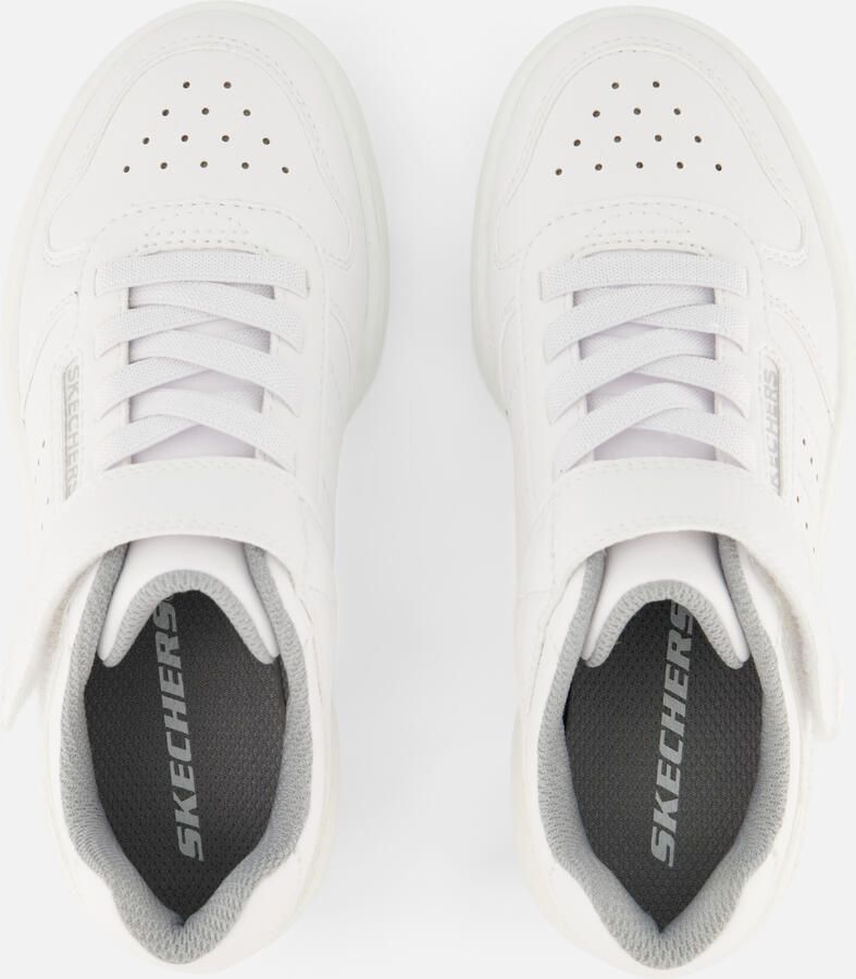 Skechers Quick Street jongens sneakers wit Uitneembare zool - Foto 3