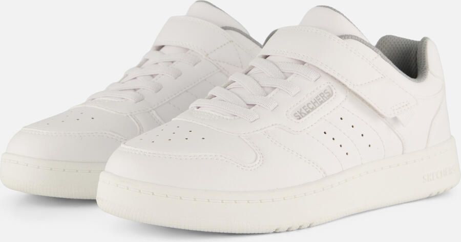 Skechers Quick Street jongens sneakers wit Uitneembare zool